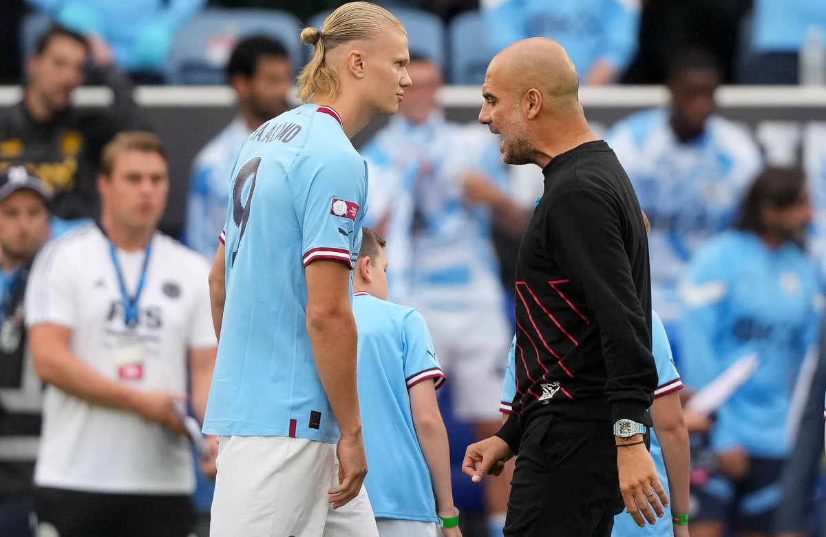 Erling Haaland is Pep Guardiola’s new star striker at Man City